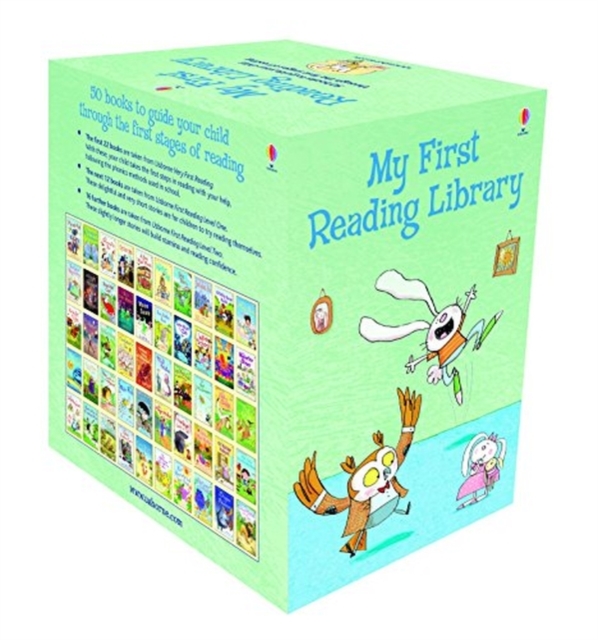Usborne Very First Reading Library 50 Books Set Collection Pack